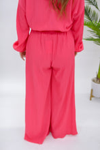 Load image into Gallery viewer, My Luck Set Pleaded Pants- Pink
