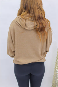 Pure Comfort Oversized Hoodie- Brown