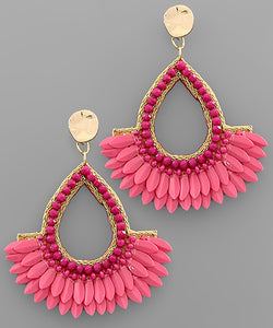 Sequin Teardrop Earrings