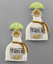 Load image into Gallery viewer, Tequila Bottle &amp; Lime Earrings
