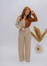 Load image into Gallery viewer, Stacy High Waist Pleated Pants- Taupe
