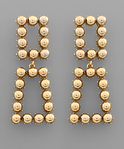 Square Linked Earrings
