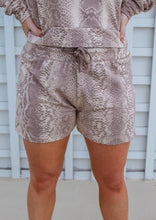 Load image into Gallery viewer, Sepia Snake Lounge Shorts
