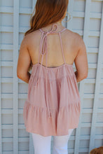 Load image into Gallery viewer, Jaycee Tiered Open Detail Tank Top
