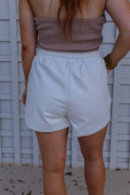 Load image into Gallery viewer, Emily Leather Shorts- White

