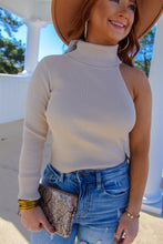 Load image into Gallery viewer, Brooke Mock Neck Sweater- Beige
